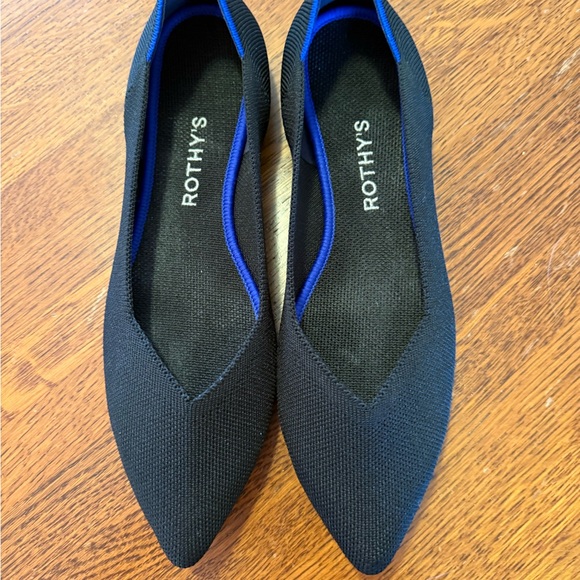 Rothy's Shoes - Rothy's Women's Black and Blue Flats